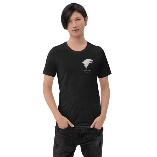 Unisex Staple T Shirt Black Heather Front 6627C62C73D74