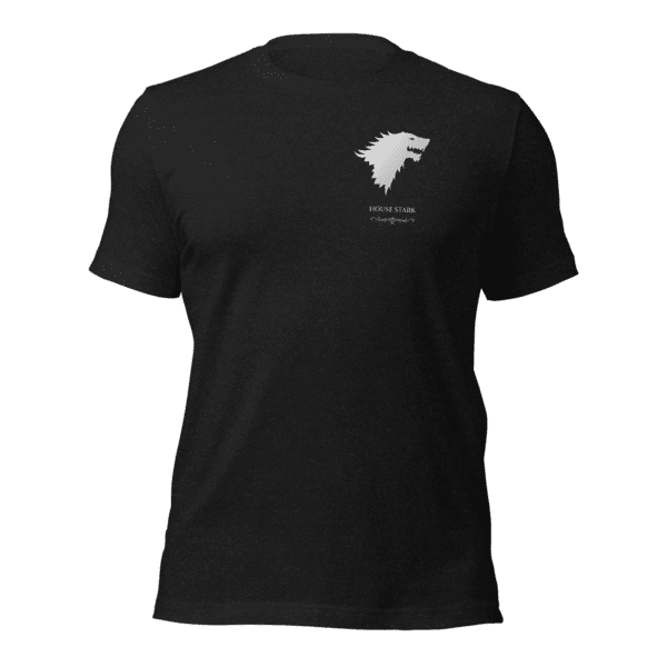 Unisex Staple T Shirt Black Heather Front 6627C62C7432E